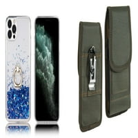 Vodopad tekućih sjajnih špenica i torbica za kaiš za iPhone Pro