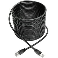 Tripp Lite CAT6A 10G-certificirani oklopljeni štand-nerežni kabel STP mreže, POE, crni, ft