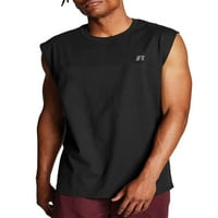 Russell Athletic Muška majica za velike i visoke dri-moćne majice, do veličine 6x