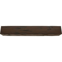 Ekena Millwork 12W 10 H 20'L 3-Sided Pecky Cypress Endurathane Fau drvena stropna greda, Premium Hickory