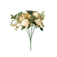 Artificial Rose Cvijet Peony Cvijet ostavlja bridalni buket za vjenčanje
