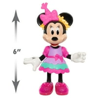 Minnie Mouse Sjajno moda 14-komadna lutka i pribor za slatku zabavu, službeno licencirane dječje igračke