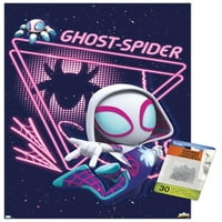 Marvel Spidey i njegovi nevjerojatni prijatelji - Ghost Spider zidni poster sa push igle, 14.725 22.375