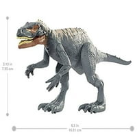 Jurassic World Wild Herrerasaurus Carnivore Dinosaur Akcijska igračka igračka s pokretnim zglobovima,