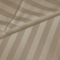 Egipatski Pamučni Konac Count Damast Stripe Sheet Set Queen-Kaldrma