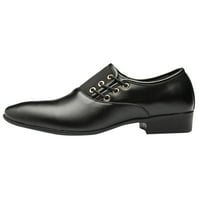 Muške kožne cipele Klasične stilske kožne cipele za klizanje na PU kožnim gumenim jedinim potpeticama