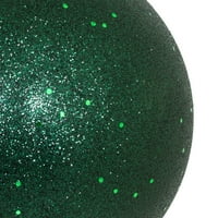 Vickerman 8 Midnight Green Sequin Ball Ornament