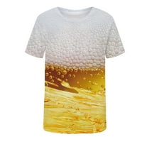 Ležerni vrhovi za muškarce - pulover modne slobodno vrijeme T-majice 3D štampanje Crew Crt Streetwear