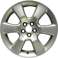 Preokret OEM aluminijumski aluminijski kotač, srebro, odgovara 2003 - Toyota matrica
