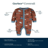 Gerber Baby Boy CoverAll, Veličine novorođenčad -12m