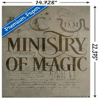 World Wizarding: Harry Potter - Ministarstvo čarobnog zidnog postera, 14.725 22.375