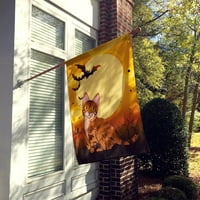 Carolines blaga BB4456CHF Halloween Sokoke Cat Zastava Canvas Veličina kuće Veličina velike, višebojne